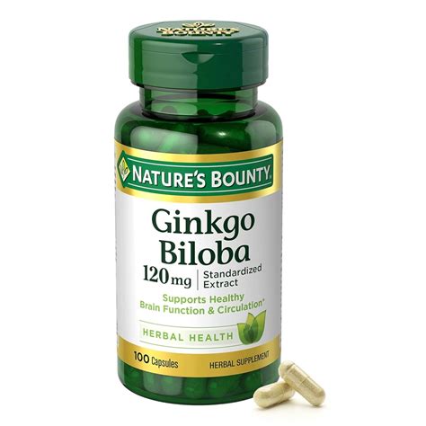 Nature's bounty ginkgo biloba Tablet 120mg 100 Count : Amazon.in ...