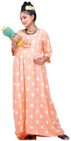 Maternity & Feeding gown – CLYMAA