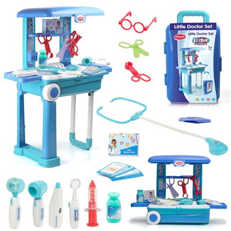 Chanak Premium Doctor Set Trolley for Kids (Blue) – Juplay World
