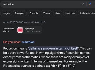 Introduction of Recursion 的图像结果