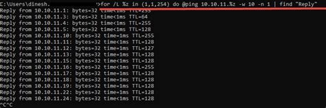 How to Ping Multiple IP Addresses in CMD at Once