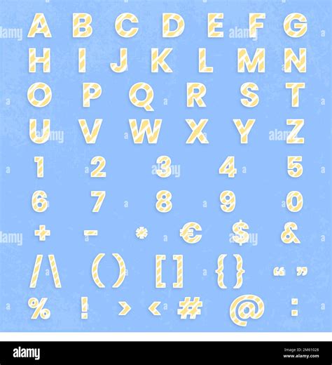 Letter number sign set vector Stock Vector Image & Art - Alamy