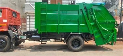 Refuse Compactor - 7 Cum Capacity Garbage Refuse Compactor Mounted on ...