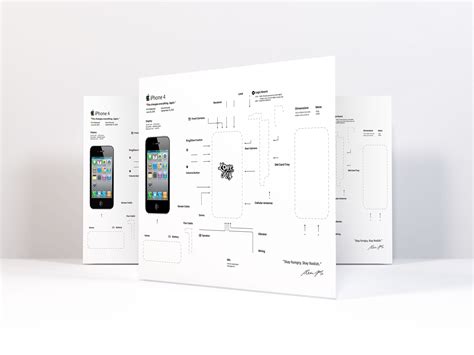 Iphone 4 Template White