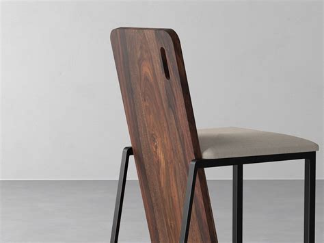 Dining chair made of solid sheesham wood and carbon steel – INMARWAR