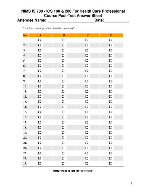 Image result for ICS 100 Post-Test