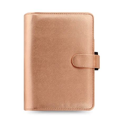 Filofax Saffiano Metallic Personal Organiser - Rose Gold – LIVTEK INDIA ...