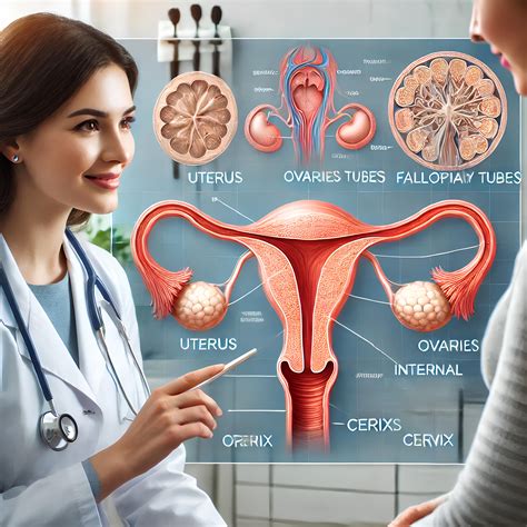 Internal Female Genital Anatomy Free Medical Stock Image - anatomy of women