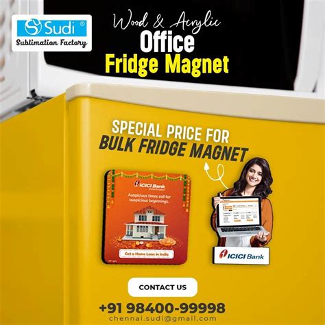 New Item - Customized Acrylic Fridge Magnets Manufacturer from Chennai