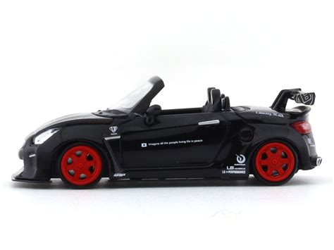 Daihatsu Copen GT-K LBWK black 1:64 Stance Hunters diecast scale car ...