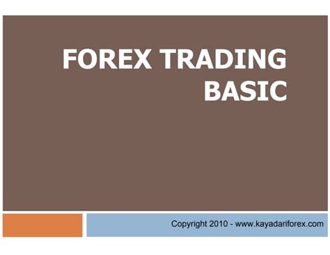 Image result for Forex for Beginner Slideshow Tutorial