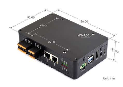 Buy Gigabit/2.5G Dual Ethernet Industrial Computer Based On Raspberry ...
