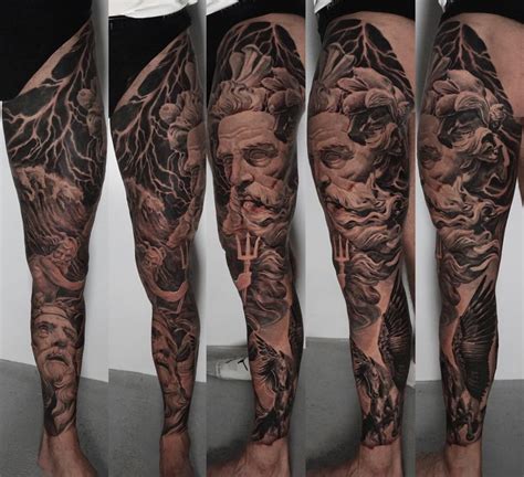 roman leg tattoo ideas