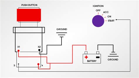 Push Button Switch Wiring Diagram