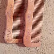 Buy Twisha Handmade Neem Wood Broad Tooth Anti-Dandruff Comb For Men ...