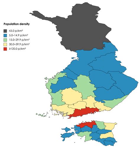 Finland Population Density Population Density Maps For The Stone Age,