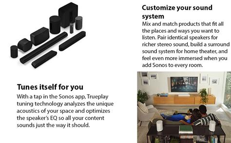 Sonos Era 100 Wireless Speaker - The Next-Gen Stereo Bookshelf Speaker ...