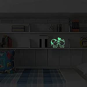 Gadgets Wrap Romantic Fall In Love Pigs Glow Switch Sticker Kids ...