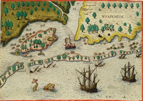 First English Voyage to Virginia (1584) – American History Told By ...