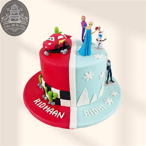 Half and Half Theme Cake – Cakes All The Way
