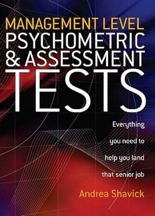 Management Level Psychometric and Assessment Tests: Everything You Need ...