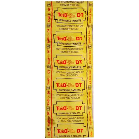 Tusq-DX DT Tablet | Uses, Side Effects, Price | Apollo Pharmacy