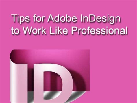 Image result for Adobe InDesign Design Tips