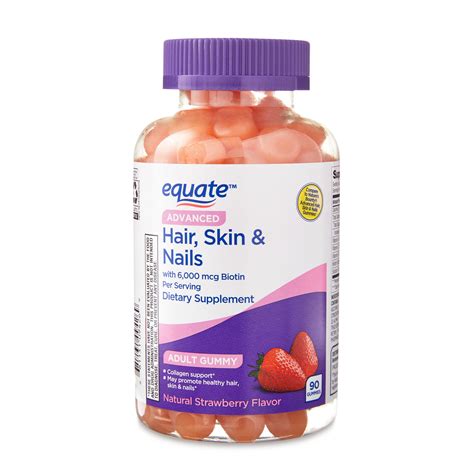 Equate Advanced Hair, Skin & Nails Gummies - 90 Nepal | Ubuy