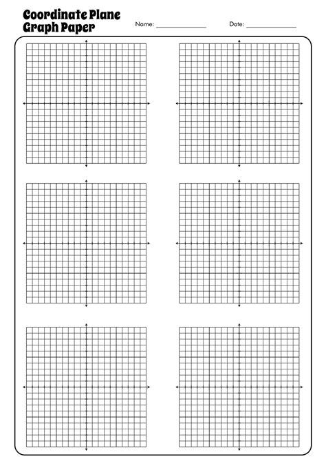 13 Blank Coordinate Grid Worksheets - Free PDF at worksheeto.com