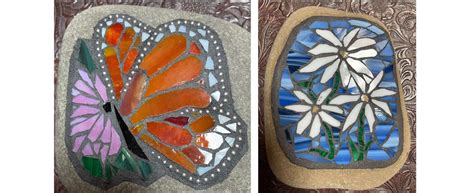 06/09 & 15 (Sun: 1 - 4:30; Sat: 10:30 - 12) - 2 Day Mosaic Garden Rocks ...