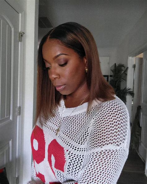Kie Rashon Reviews the Nadula Chestnut Brown Ombre Yaki Straight Bob Wig
