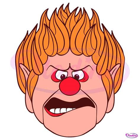 Heat Miser Face A Miser Brothers Christmas Movie Svg - Free Download