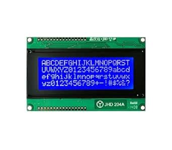 20x4 Character LCD Display With Blue Backlight : Amazon.in: Computers ...