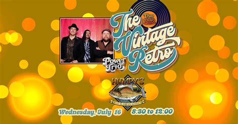 The Vintage Retro trio at Humpys! 70s Music!, Humpy's Great Alaskan ...