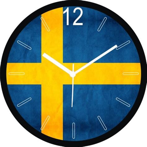 Buy PAVIKA CREATOINS Blue Texture Wall Clock Online at Low Prices in ...