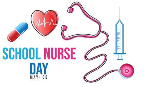 National School Nurse Day. background, banner, card, poster, template. Vector illustration ...