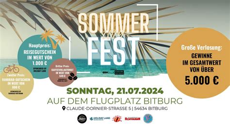 SOMMERFEST 2024, Claude-Dornier-Straße 5, 54634, Bitburg, 21 July 2024 ...