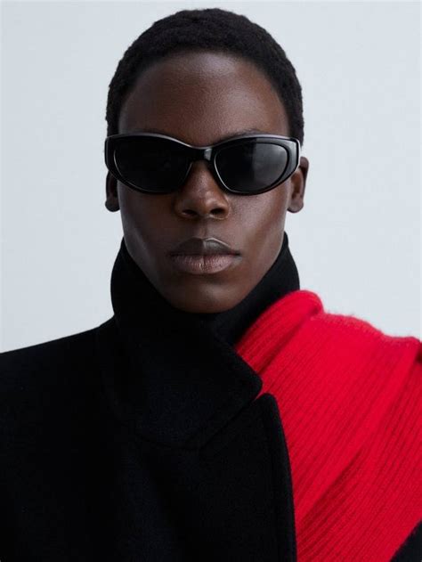 Mango Eye Wool Blend Coat, Black