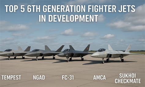 Top 5 6th Generation Fighter Jets in Development: Tempest vs NGAD vs FC ...