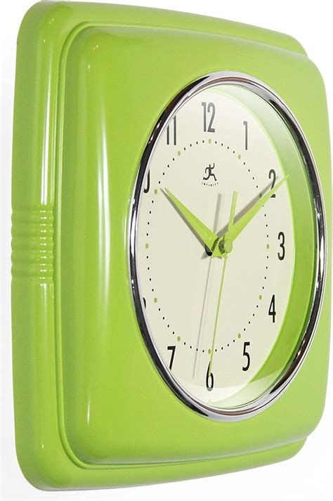 InfinityInstruments Infinity Instruments Retro Wall Clock – 9-Inch ...