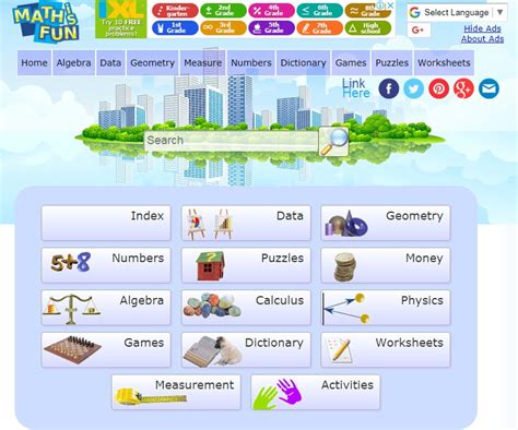 Image result for Math Is Fun Website