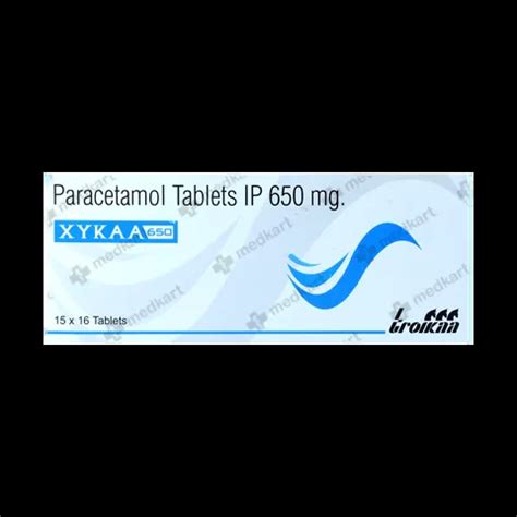 XYKAA RAPID 650MG TABLET 16'S Price, Uses, Side Effects & Substitutes ...
