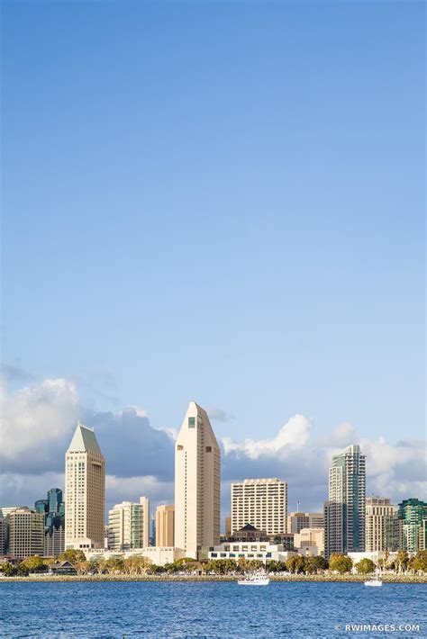 Framed Photo Print Picture of SAN DIEGO CITY SKYLINE SAN DIEGO ...