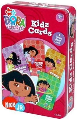 Cardinal Industries Dora The Explorer Kidz Card Games - Dora The ...