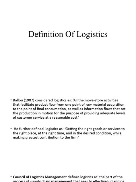 Image result for Logistics Lectures