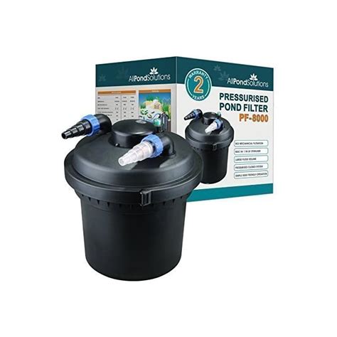 Buy AllPondSolutions Pressurised Koi Fish Pond Filter with UV ...