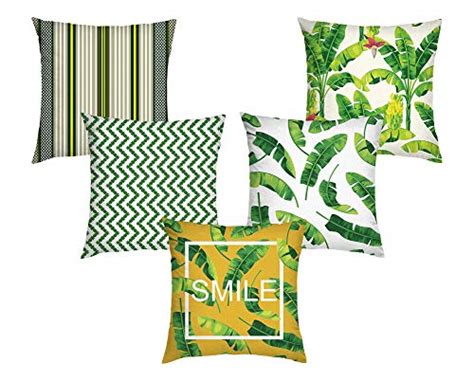 Buy AEROHAVEN Set of 5 Designer Decorative Throw Pillow/Cushion Covers ...