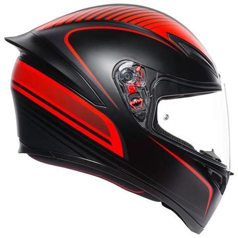 AGV K1 Warmup Matt Black Red Helmet – LRL Motors