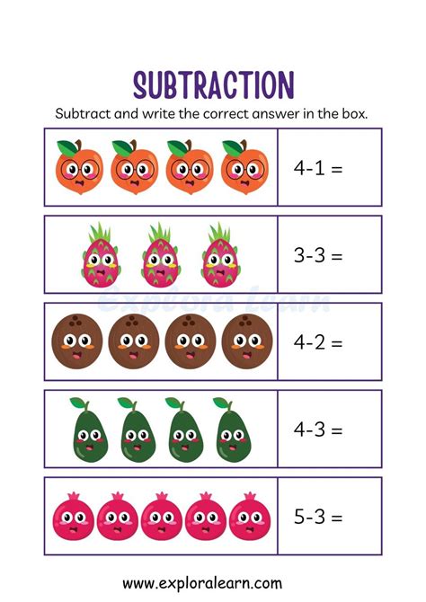 Image result for Subtraction Left Over Example Picture
