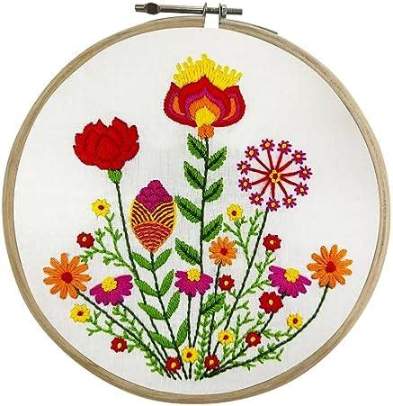 Embroiderymaterial Embroidery Kit Fish in Coral Design Digital Printed ...